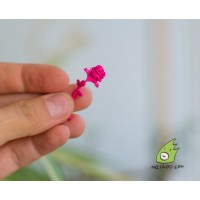 Кафф "Дикая роза". Розовый цвет